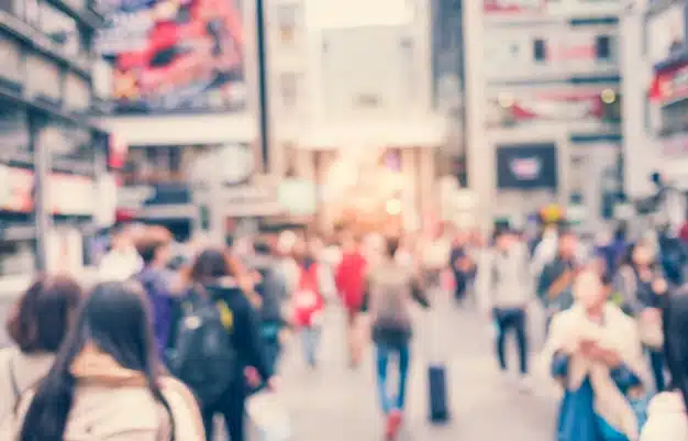 people walking