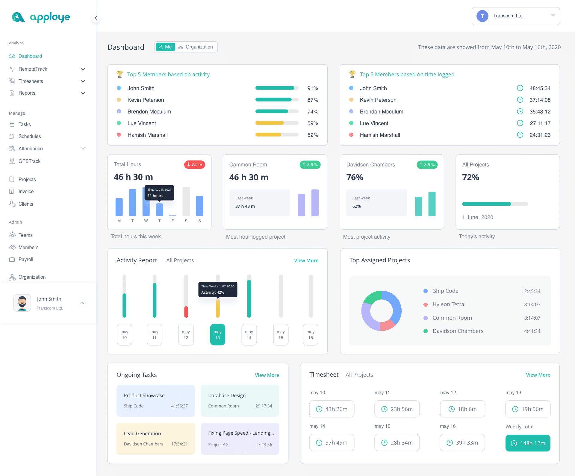 Ferramenta de trabalho remoto Apploye