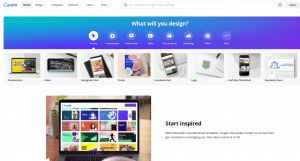 Ferramenta de design de negócios Canva