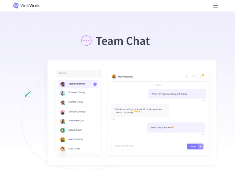 ¿Qué hay de nuevo en WebWork? Presentamos el chat en equipo y las videollamadas