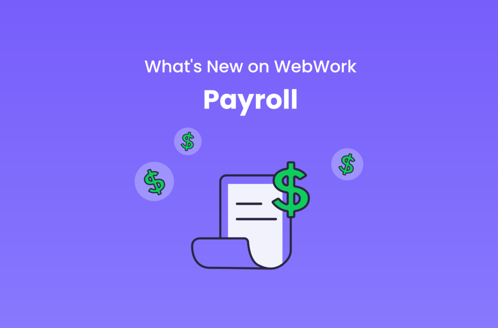 Payroll on WebWork Time Tracker