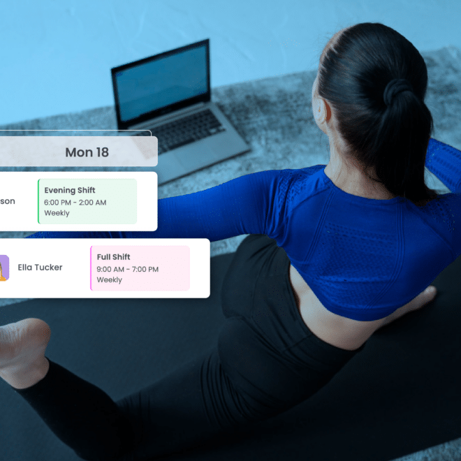 Uma garota trabalhando em casa demonstrando horários de trabalho flexíveis
