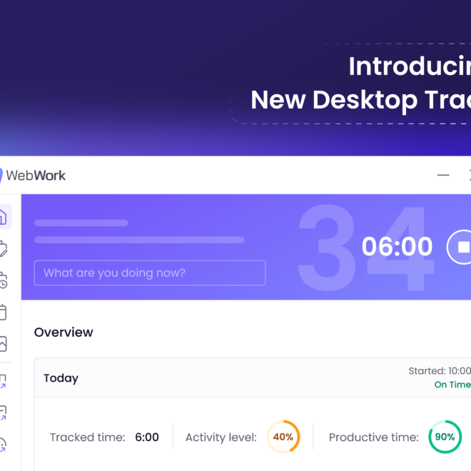 Nuevo rastreador de escritorio de WebWork