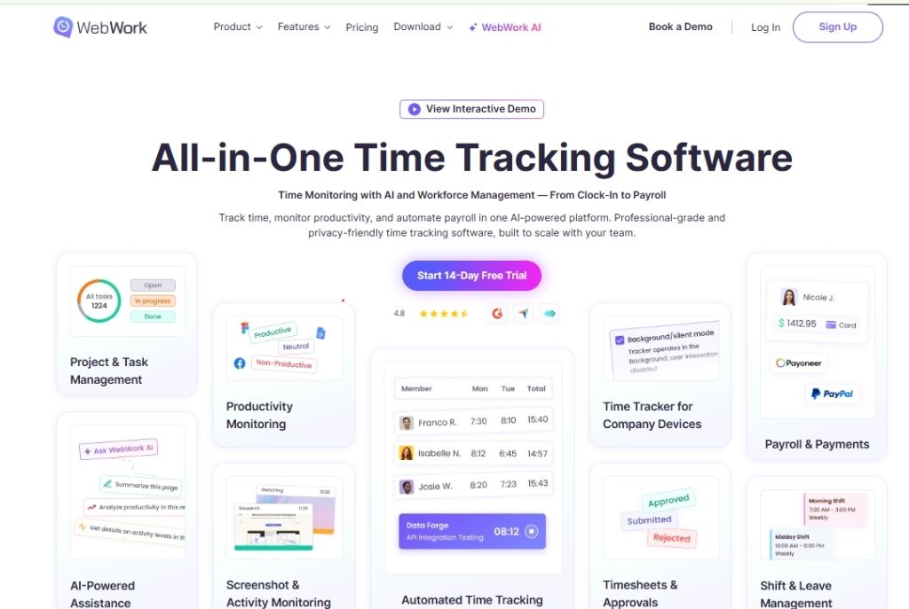 Project Time Tracking WebWork Blog