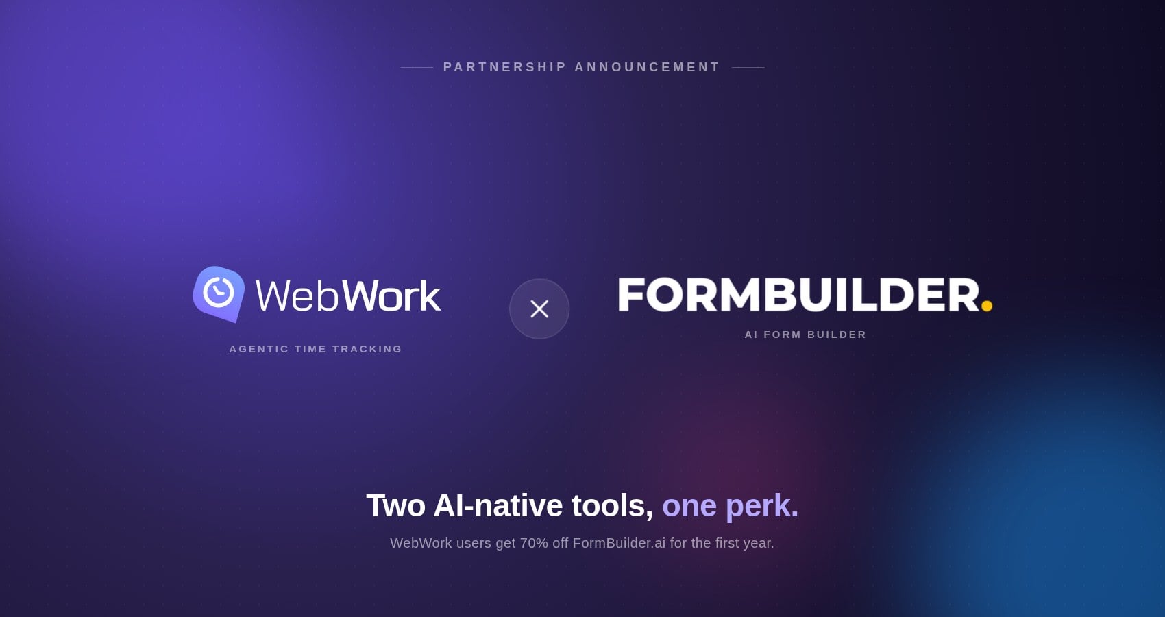 WebWork and FormBuilder.ai partnership announcement