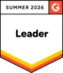 G2 Leader Summer 2026 badge awarded to WebWork Time Tracker