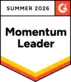G2 Momentum Leader Summer 2026 badge awarded to WebWork Time Tracker
