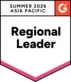 G2 Regional Leader Summer 2026 badge awarded to WebWork Time Tracker