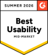 Prêmio 'Highest User Adoption Small Business Winter 2026' do G2 para WebWork como software confiável de controle de tempo