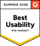 Prêmio 'Highest User Adoption Small Business Winter 2026' do G2 para WebWork como software confiável de controle de tempo
