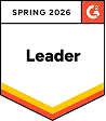 G2 Leader award Spring 2026 badge for top performing software, WebWork Time Tracker