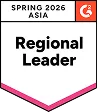 Regional Leader Spring 2026 Asia Pacific award badge to WebWork time tracking software