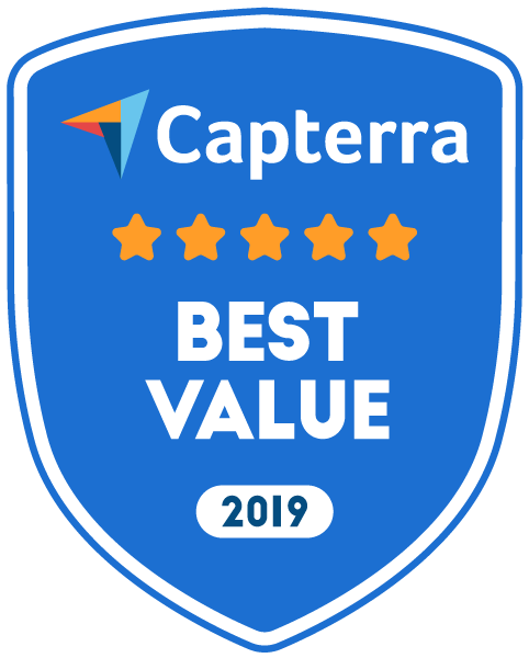 Capterra value for money badge