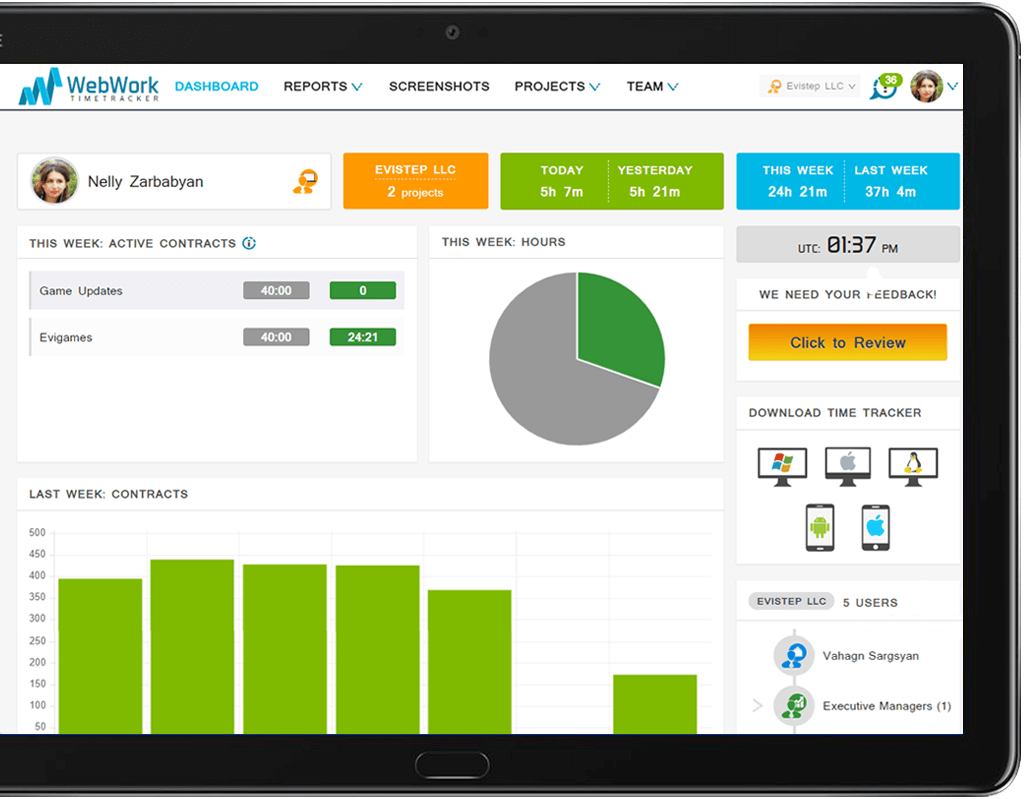 Time Tracker for Mac | WebWork Time Tracker