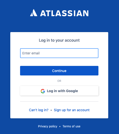 Open your Jira account Open your Jira account