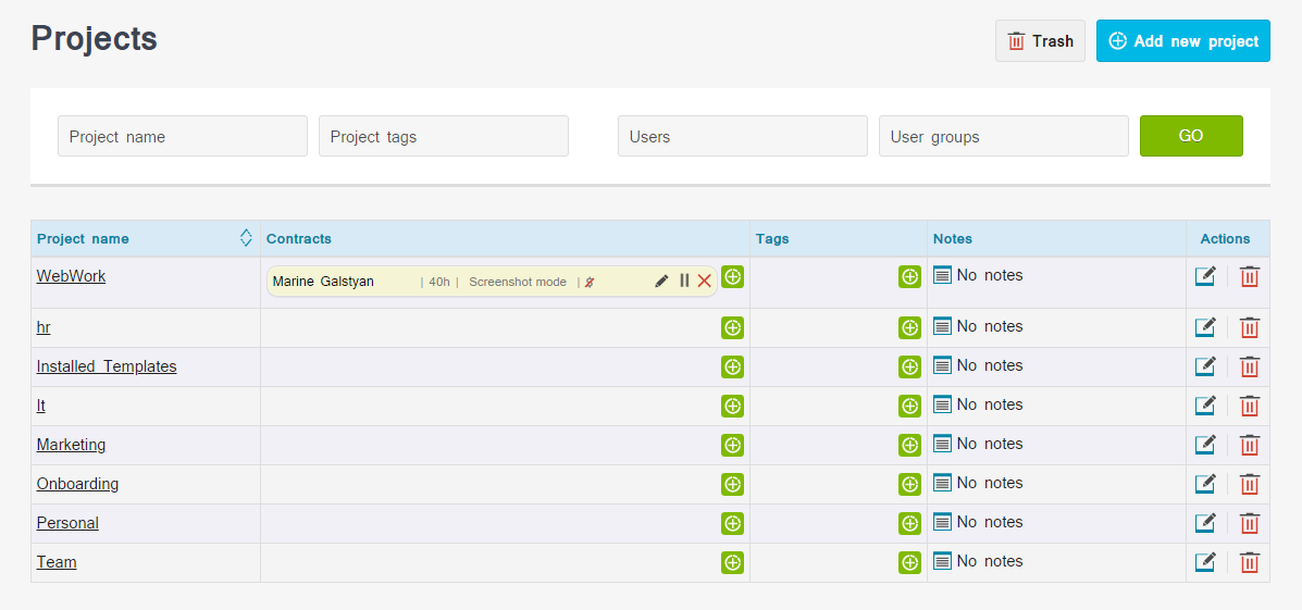 Track time on Wrike projects