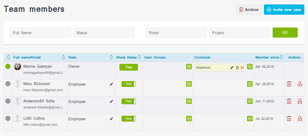 Import Wrike users