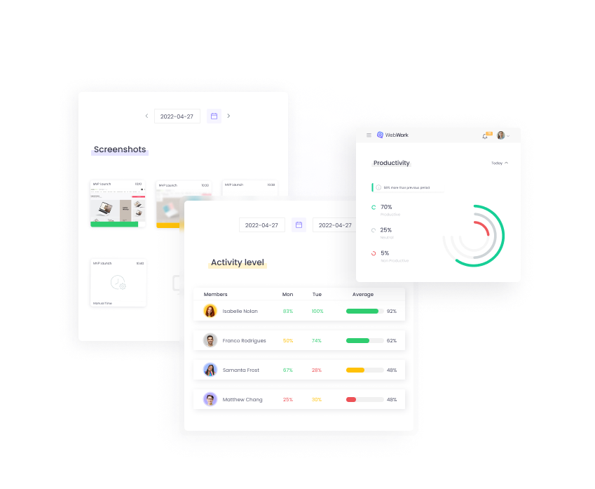 WebWork Tracker Features