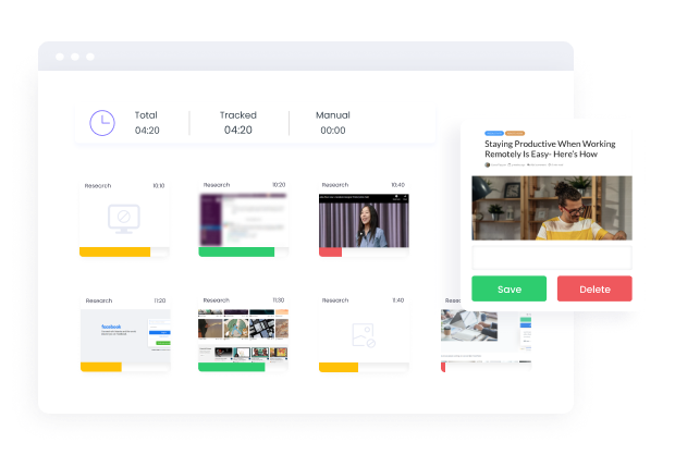 WebWork Time Tracker with Screenshots Screenshots | WebWork Tracker
