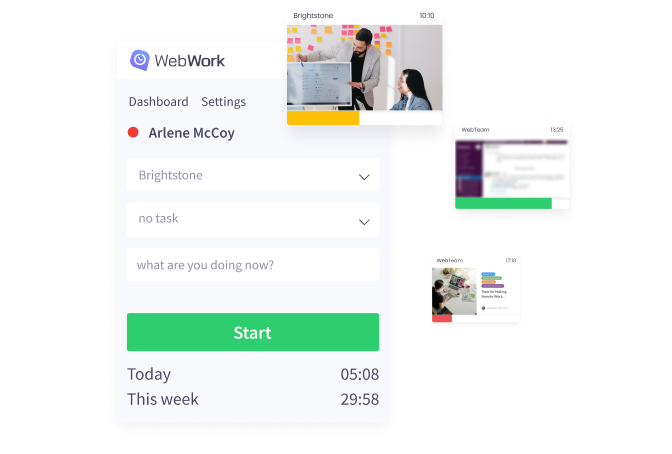 Time Tracking with Screenshots with WebWork Time Tracker Screenshots | WebWork features