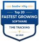 Fast growing software by Saasworthy to WebWork Time Tracker Award by Saasworthy | WebWork Tracker
