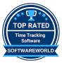 Top Rated Time Tracking Software by SoftwareWorld to WebWork Time Tracker Award by SoftwareWorld| WebWork Tracker
