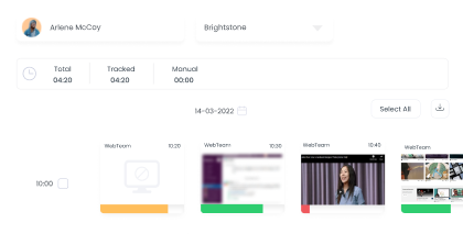 WebWork Time Tracker with Screenshots Screenshots | WebWork Tracker