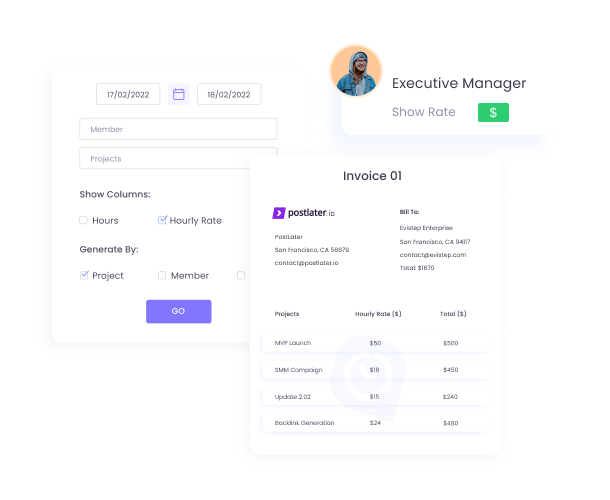 Invoice and Billable Hours Tracking in WebWork Time Tracker Billing & Invoice | WebWork Tracker features