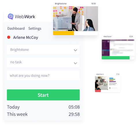 Time Tracking with Screenshots with WebWork Time Tracker Screenshots | WebWork Tracker features