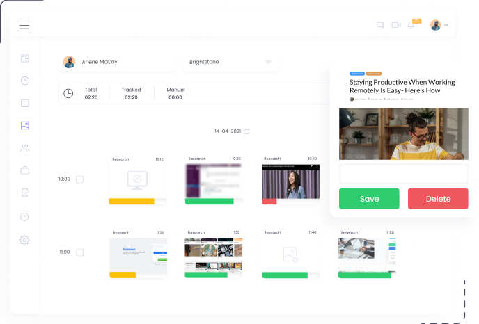 WebWork Time Tracker with Screenshots Time Tracking with Screenshots