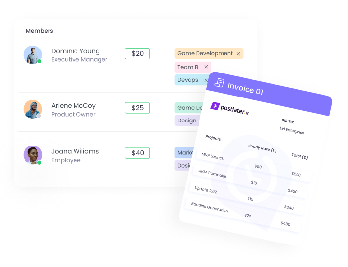 Invoice and Billable Hours Tracking in WebWork Time Tracker Billing & Invoice | WebWork features
