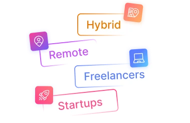 WebWork для различных сценариев использования WebWork помогает бизнесу отслеживать рабочее время и продуктивность в различных сценариях использования