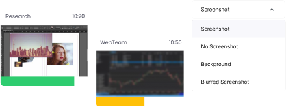 Time tracking with screenshots Time tracking with screenshots
