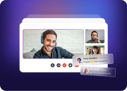 Team collaboration tools on a TimeCamp alternative for chat and video meetings