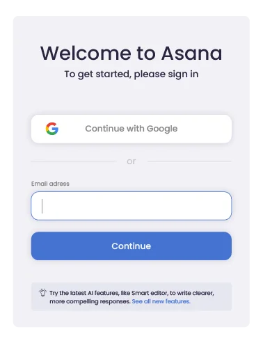 Integrate Asana