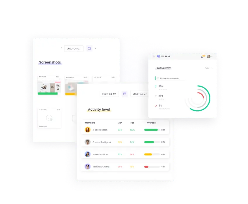 WebWork Tracker Features