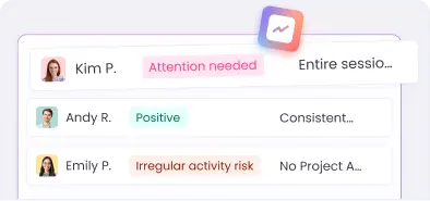 A categorização automática de trabalho oferece smart monitoring com insights detalhados sobre uso de apps, idle time e engagement
