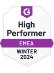 WebWork as a high performer in G2's winter 2024 reports