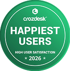 Prix WebWork Crozdesk Utilisateurs les Plus Satisfaits suivi du temps 2026