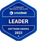 Prix WebWork Crozdesk Leader suivi des présences 2023