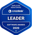 Prix WebWork Crozdesk Leader surveillance des employés 2020