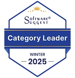Prix WebWork SoftwareSuggest Leader de Catégorie logiciel suivi du temps hiver 2025