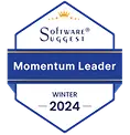 Prix WebWork SoftwareSuggest Leader Momentum logiciel de suivi du temps hiver 2024