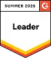 G2 Leader Summer 2026 award recognizing WebWork Time Tracker as a leading time tracking software