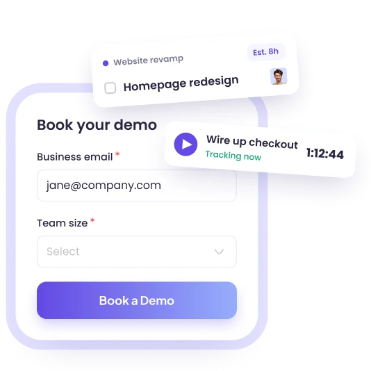 Ve el temporizador de tareas en acción con una demo personalizada en tus proyectos