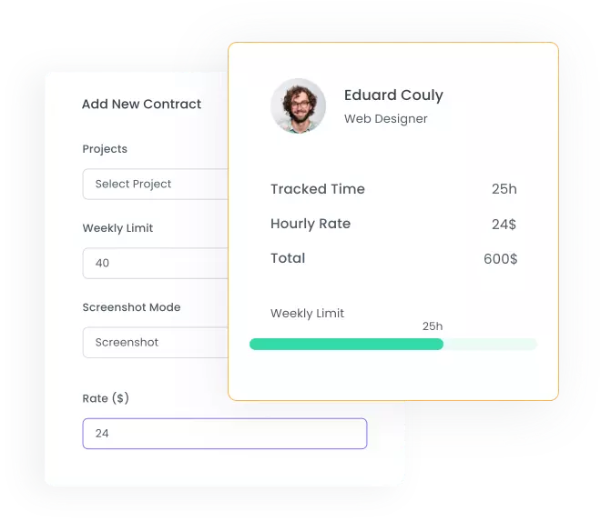Setting Hourly Rate for Billable Contracts Hourly Rate Contracts | WebWork Tracker