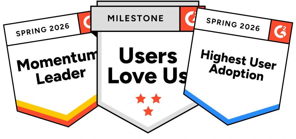 WebWork G2 awards: Momentum Leader, Users Love Us and Highest User Adoption, Spring 2026