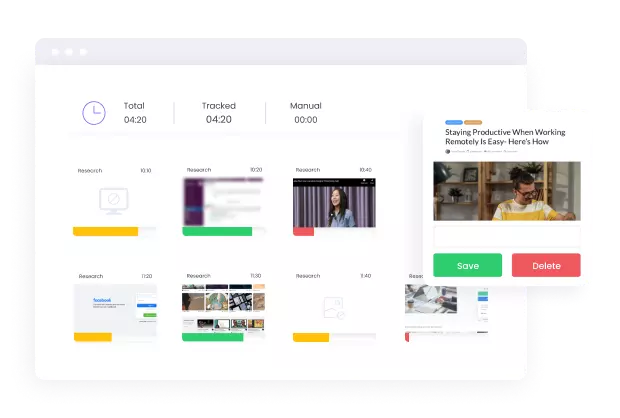 WebWork Time Tracker with Screenshots Screenshots | WebWork Tracker