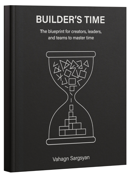 Builder’s Time book focused on time management for leaders creators and teams