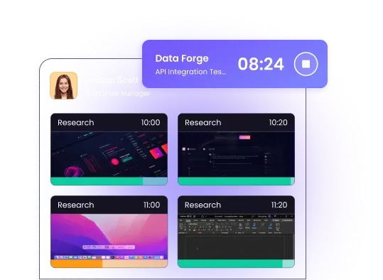 Suivi par captures d'écran avec intervalles configurables et floutage de confidentialité dans WebWork